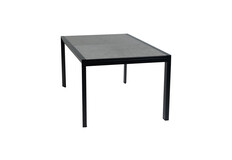 Ausziehbarer Gartentisch Mallorca | 180/240 x 100 cm | Schwarz