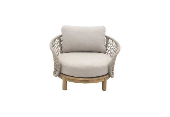 Lounge-Set Maka | 4-teilig | Sand | Akazienholz