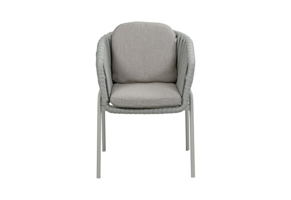 Dining Gartenstuhl Porto | Natur & Creme | Aluminium & Rope