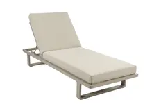 Liegestuhl Saint Martin | inkl. Kissen | Aluminium & Textilien