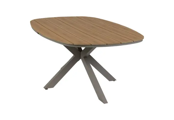 Ovaler Gartentisch Cadiz | 180 x 115 cm | Tecon Teak | Camel