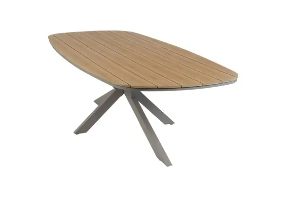 Ovaler Gartentisch Cadiz | 280 x 115 cm | Tecon Teak | Camel