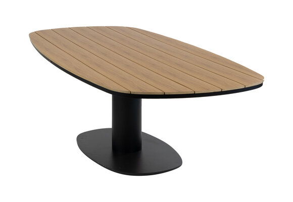 Gartentisch Tower | 260 cm | Schwarz | Tecon Teak