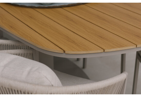 Gartentisch Tower | 260 cm | Camel | Tecon Teak