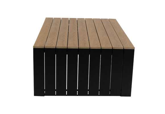 Lounge-Tisch Tulum | Schwarz & Tecon Teak