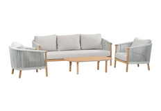 Sessel-Sofa Lounge-Set Es Vedra | Teakholz