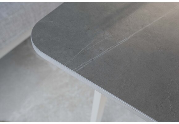 Dining Eck-Sofa Reims | Rechts | Sand & Off-Sand