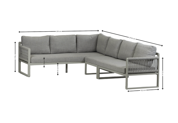 Dining Eck-Sofa Reims | Links | Sand & Off-Sand