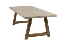 Gartentisch Rock | 235 x 95 cm | Travertine