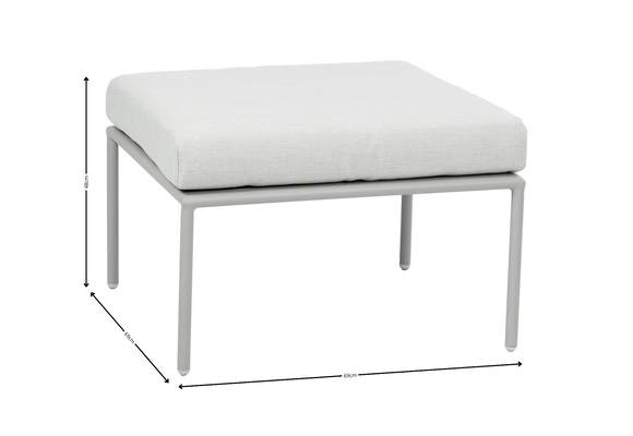 Hocker Elvira | Camel & Beige