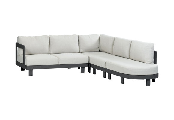 Mittel-Element Tulum | Schwarz & Beige