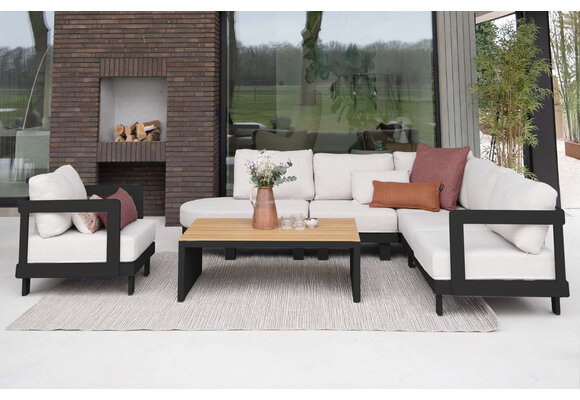 Mittel-Element Tulum | Schwarz & Beige