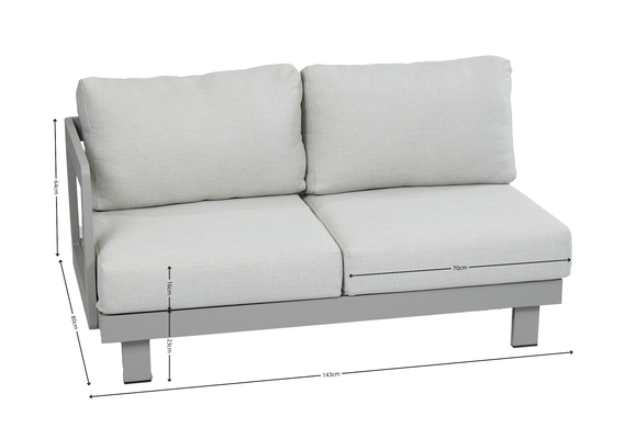 Ecklounge-Set Tulum | 5-teilig | Camel