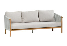 Loungesofa Es Vedra | 3-Sitzer | Teakholz