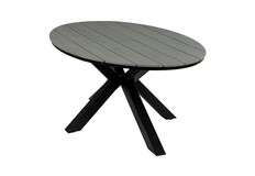 Ovaler Gartentisch | Limasol 180 x 115 cm | Polywood & Aluminium