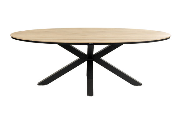 Ovaler Gartentisch Limasol 280cm | Wood | Polywood & Aluminium