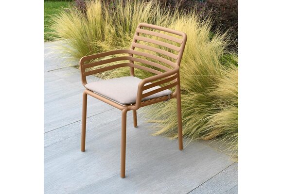 Stapelbarer Gartenstuhl Doga | Kunststoff | Cappuccino