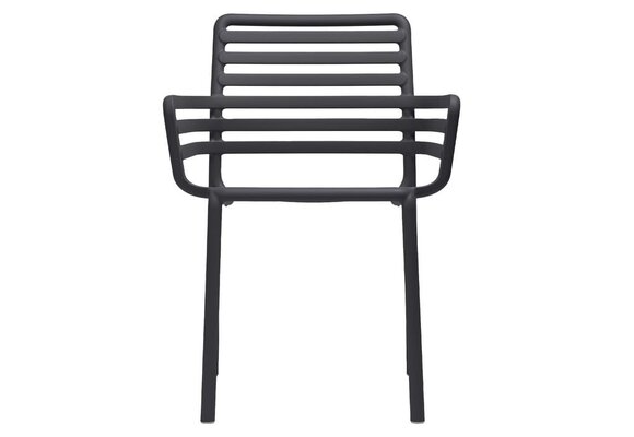 Stapelbarer Gartenstuhl Doga | Kunststoff | Anthrazit