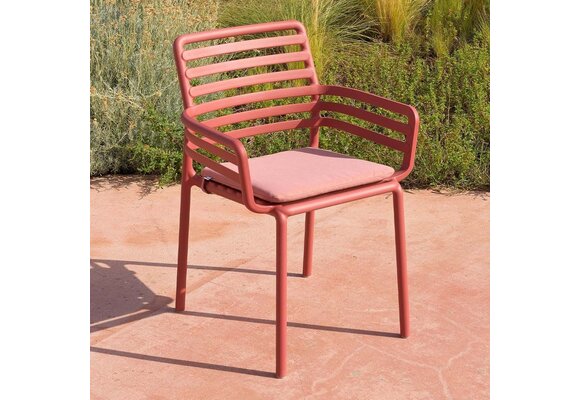 Stapelbarer Gartenstuhl Doga | Kunststoff | Marsala