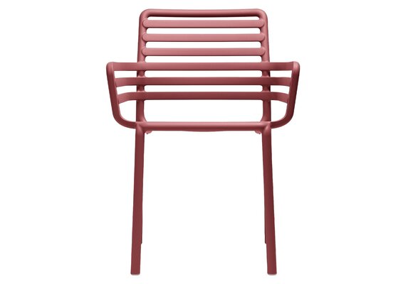 Stapelbarer Gartenstuhl Doga | Kunststoff | Marsala