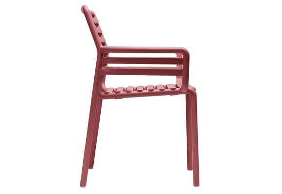 Stapelbarer Gartenstuhl Doga | Kunststoff | Marsala