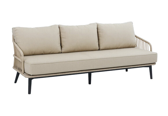3-Sitzer Lounge-Sofa | Isabel | Sand | Rope