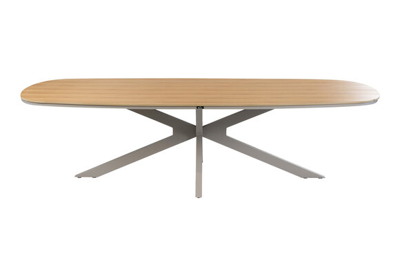 Ovaler Gartentisch Cadiz | 280 x 115 cm | Tecon Teak | Camel