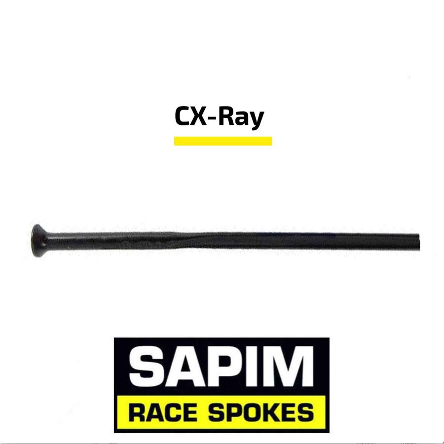 Sapim CX-Ray Aero 14G - Zwart - Straight Pull - Spaak-1