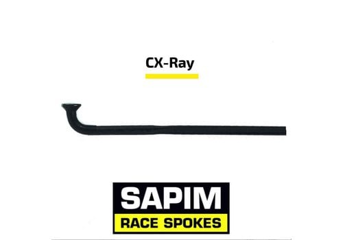 Sapim CX-Ray Bladed 14G - Black - J-Bend 