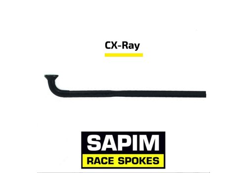 Sapim CX-Ray Bladed 14G - Zwart - J-Bend 