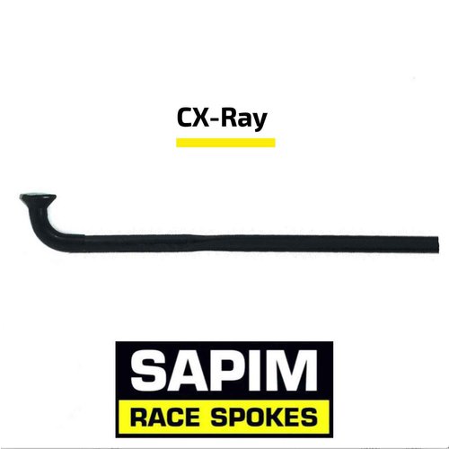 Sapim CX-Ray Bladed 14G - Black - J-Bend 
