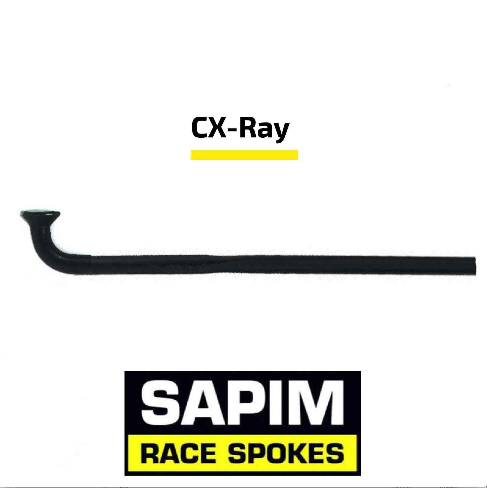 Sapim CX-Ray Bladed J-Bend 254mm Black Spoke Individual