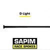 Sapim Sapim D-Light - Zwart - Straight Pull - Spaak