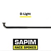 Sapim D-Light 14G - Zwart - J-Bend