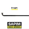 Sapim D-Light 14G - Schwarz - J-Bend