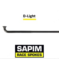 Sapim D-Light - Schwarz - J-Bend Speiche