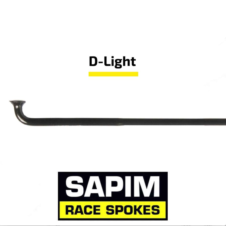 Sapim D-Light- Black - J-Bend Spoke-1