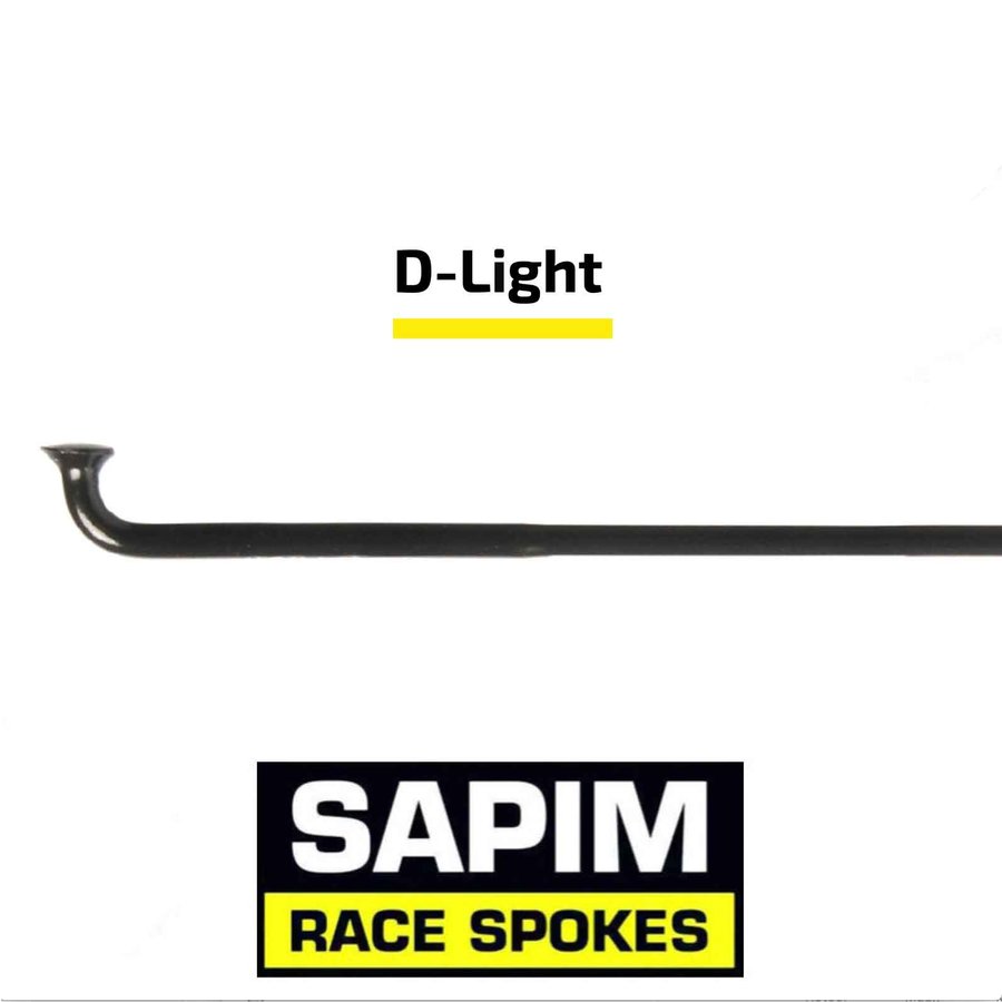 Sapim D-Light - Schwarz - J-Bend Speiche-1