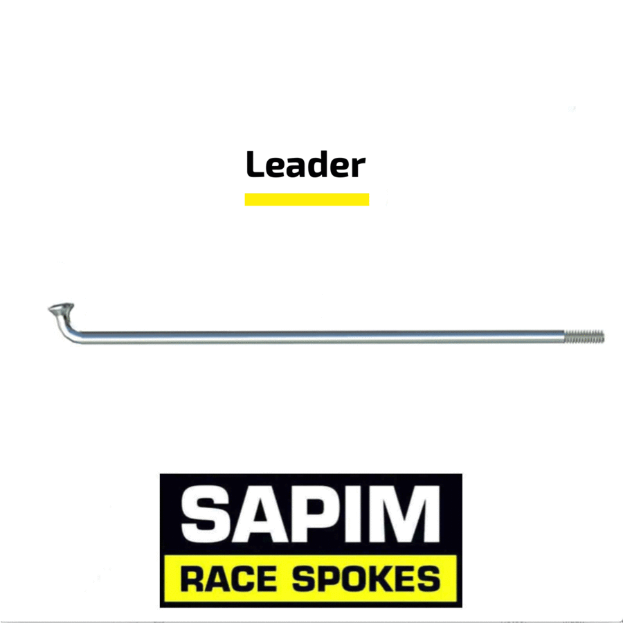 Sapim Leader 14G - Silver - J-Bend - Spoke-1