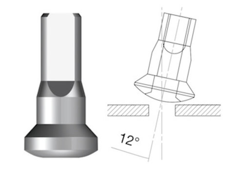 Nippel 14G - Alu - Upside-Down - Innen Nippel 