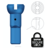 Sapim Sapim Nippel 14G - Polyax - Alu - Blau - Secure Lock