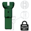 Sapim Sapim  Nippel 14G - Polyax - Alu - Green - Secure Lock