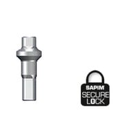 thumb-Sapim Nipple 14G - Polyax - Brass - Double Square - Silver - Secure-Lock-1