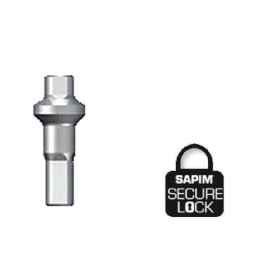 Sapim Nipple 14G - Polyax - Brass - Double Square - Silver - Secure-Lock-1