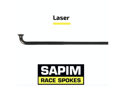 Sapim Laser 14G - Black - J-Bend 