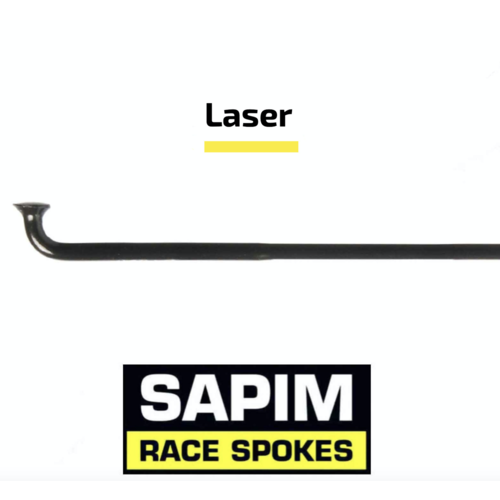 Sapim Laser 14G - Zwart - J-Bend 