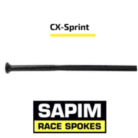 Sapim CX-Sprint Bladed 14G - Schwarz - Straight Pull - Speiche