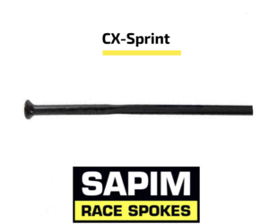 Sapim CX-Sprint Bladed 14G - Black - Straight Pull - Spoke - Wheel