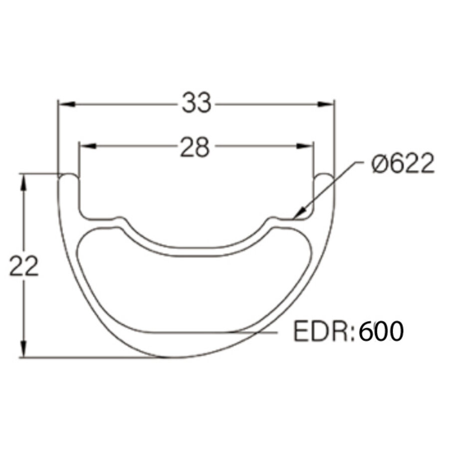 MTB 29ER H22-W33 Carbon Rim-1