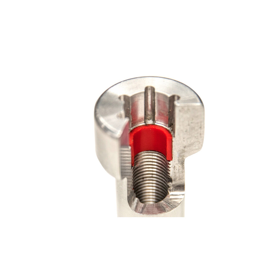 Alpina - Brass - Nippel - Double Square - Zilver - 14G - ABT Locking-4